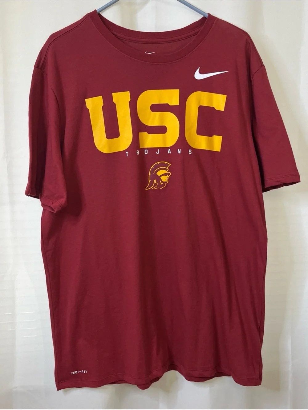 Nike USC Trojans Shirt Mens Red Dri-Fit T-Shirt Men’s XL Southern California